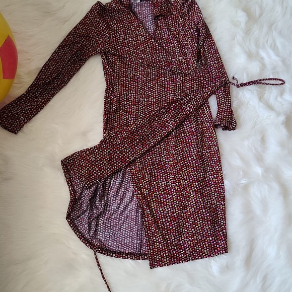 Rampage red dot polka dress, size M - Picture 2 of 5